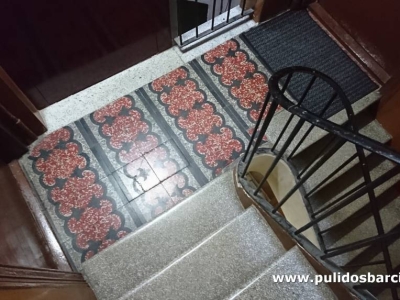 Pulido de escaleras en Barcelona