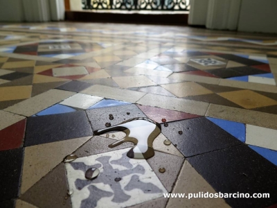Protección anti manchas de mosaico