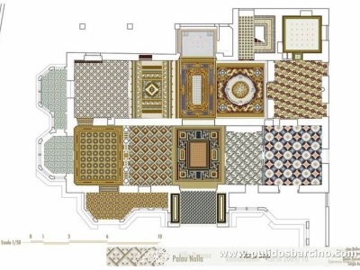 Plano de piso en el Eixample