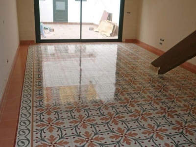 Pulido de suelos de mosaico en Barcelona - Pulidos Barcino
