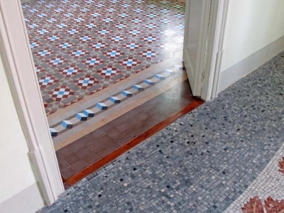 Pulido de suelos de mosaico en Barcelona - Pulidos Barcino