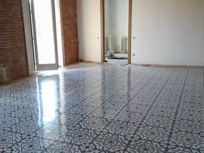 Pulido de suelos de mosaico en Barcelona - Pulidos Barcino