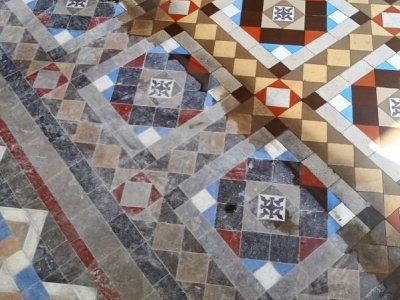 Pulido de suelos de mosaico en Barcelona - Pulidos Barcino