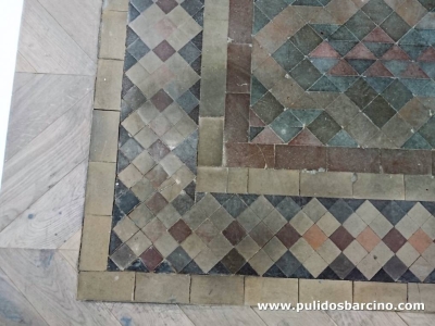 Pulido de suelos de mosaico en Barcelona - Pulidos Barcino