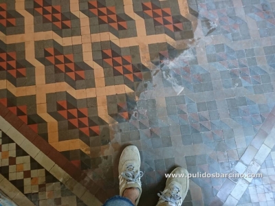 Limpieza extrema de mosaico Nolla