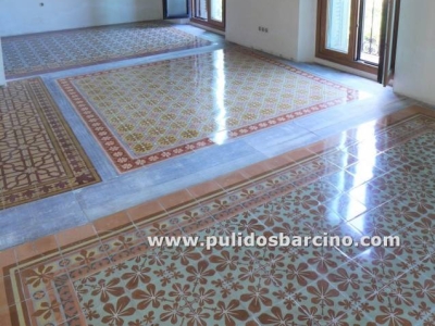 Cera para suelos de mosaico