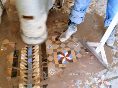 Restauración de pavimentos modernistas