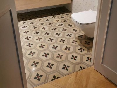 Pulido de suelos de mosaico en Barcelona - Pulidos Barcino