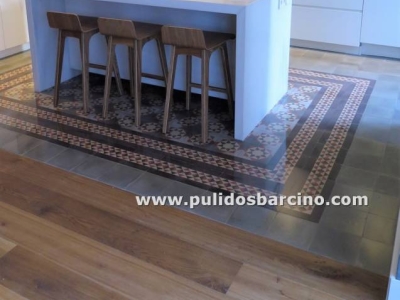 Pulido de suelos de mosaico en Barcelona - Pulidos Barcino
