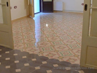 Pulido de suelos de mosaico en Barcelona - Pulidos Barcino