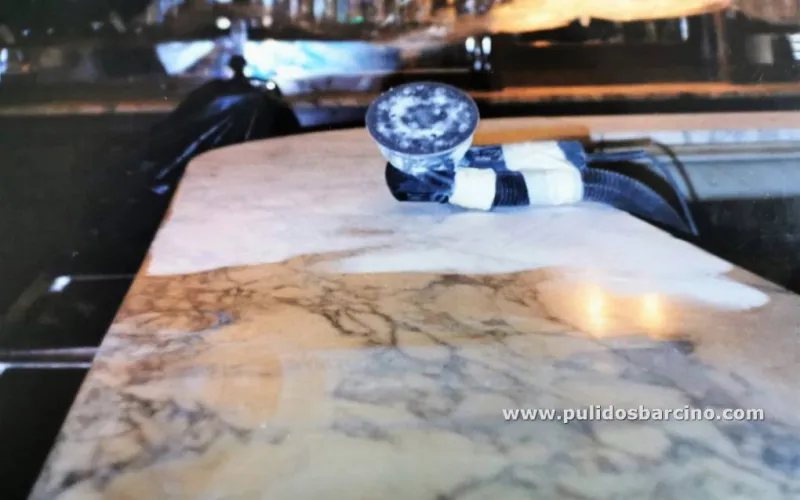 Pulir mármol barra bar 